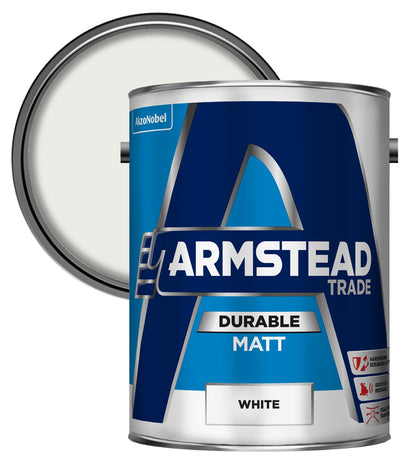 Armstead Trade Durable Matt - White - 5 Litre