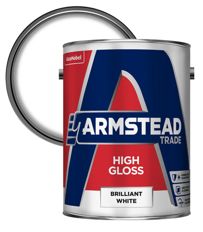 Armstead Trade High Gloss - Brilliant White - 5 Litre