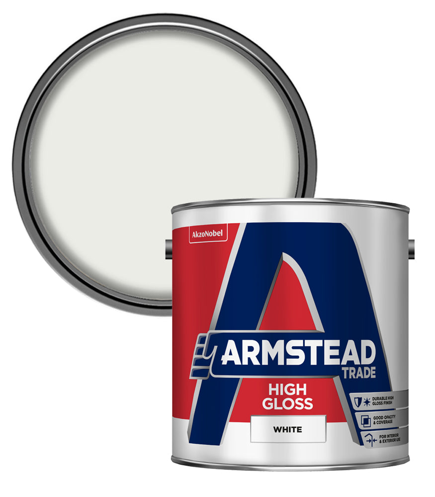 Armstead Trade High Gloss - White - 2.5 Litre