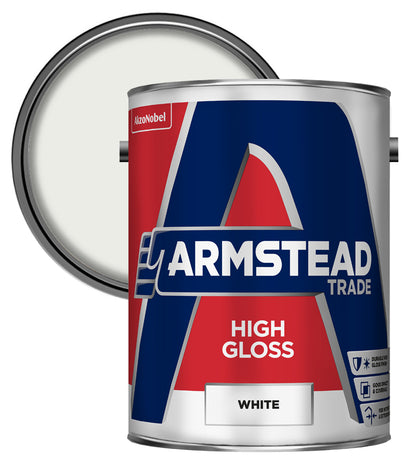 Armstead Trade High Gloss - White - 5 Litre
