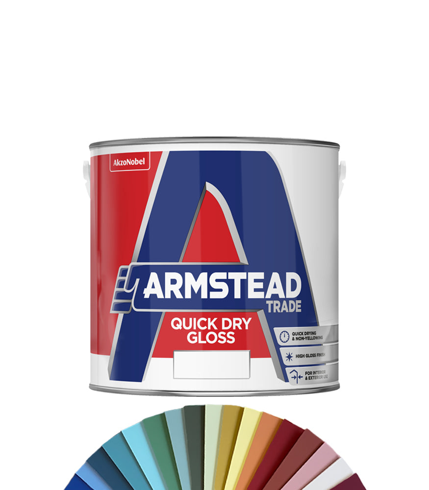 Armstead Trade Quick Dry Gloss 2.5L - Tinted Colour Match