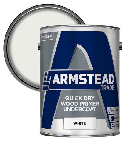 Armstead Trade Quick Dry Wood Primer Undercoat - 5 Litre