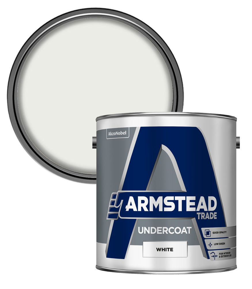 Armstead Trade Undercoat - White - 2.5 Litre