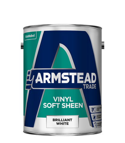 Armstead Trade Vinyl Soft Sheen Paint - 5 Litres