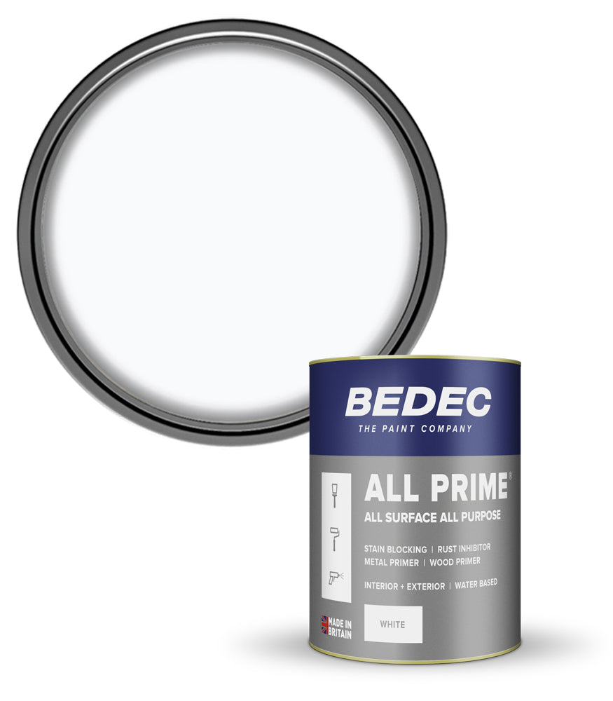 Bedec All Prime Paint - White - 750ml