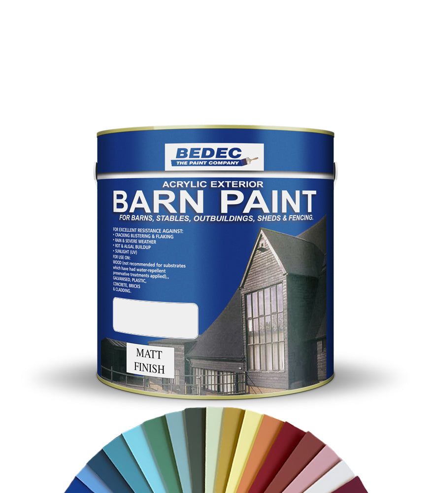 Bedec Barn Paint - Matt - 2.5L - Tinted Colour Match