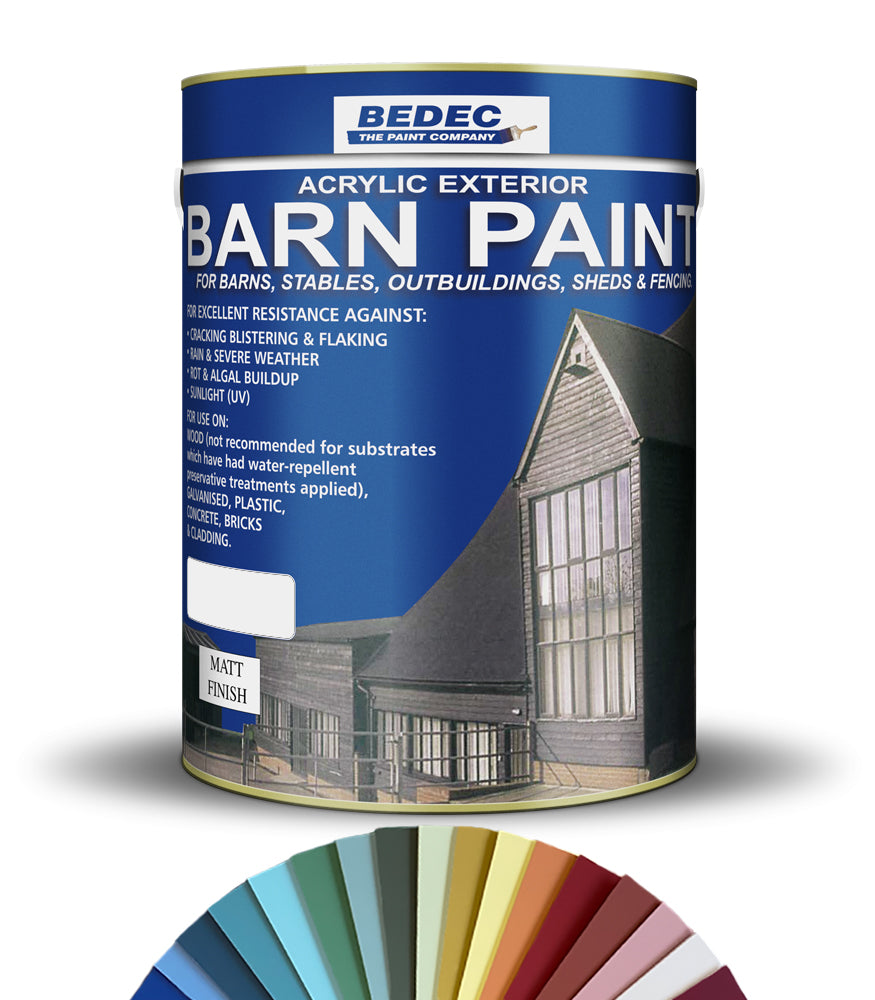 Bedec Barn Paint - Matt - 5L - Tinted Colour Match