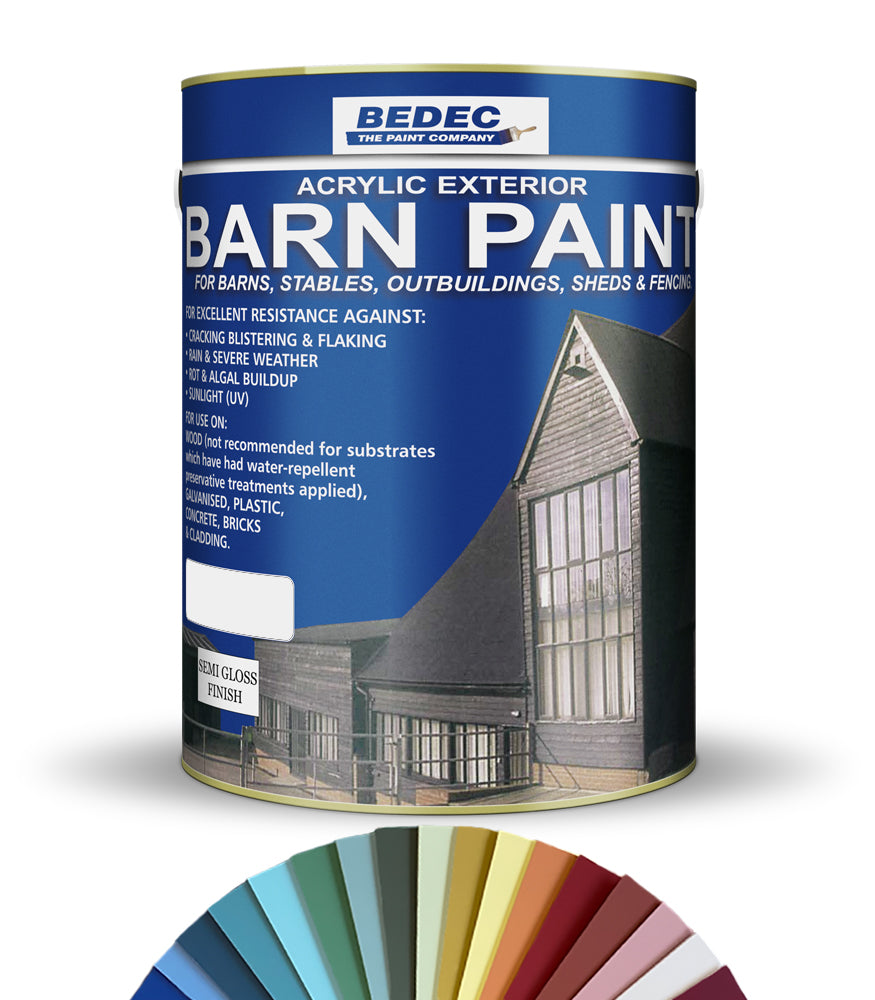 Bedec Barn Paint - Semi Gloss - 5L - Tinted Colour Match