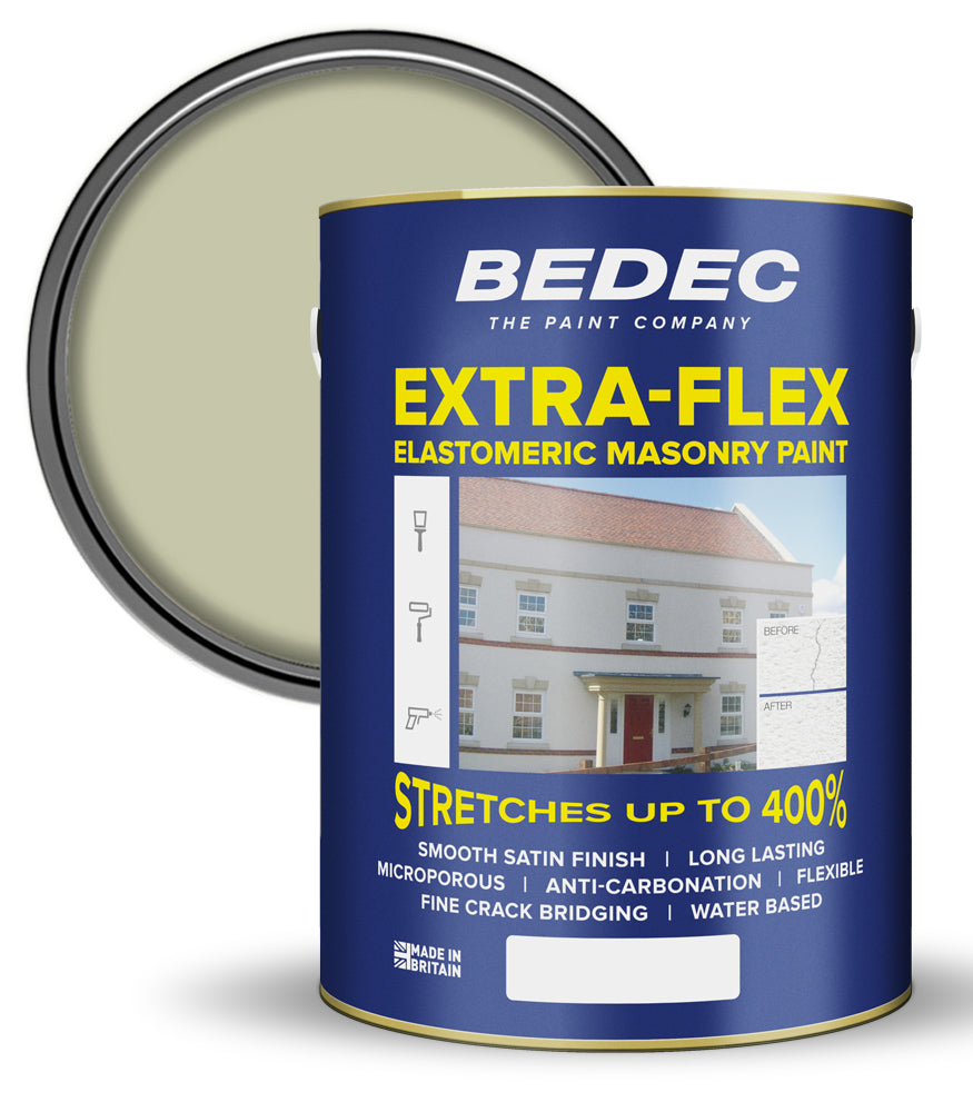 Bedec Extra Flex Masonry Paint - French Grey - 5 Litre