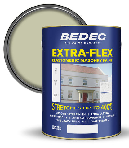 Bedec Extra Flex Masonry Paint - French Grey - 5 Litre