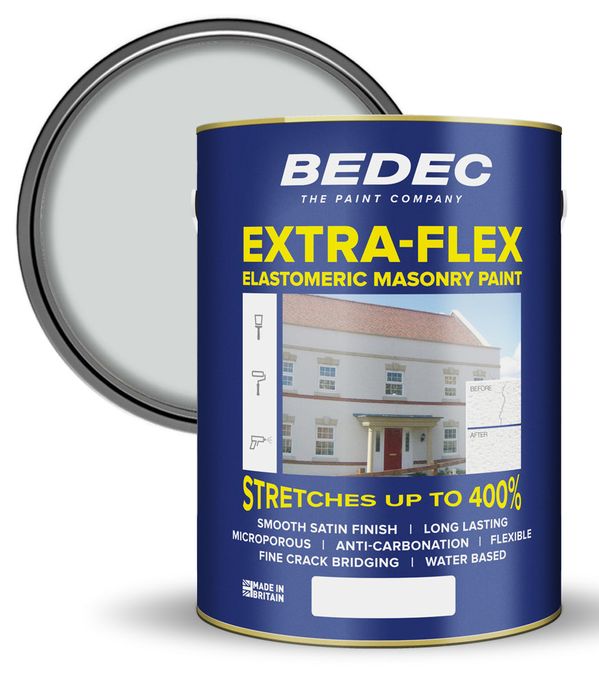 Bedec Extra Flex Masonry Paint - Platinum - 5 Litre