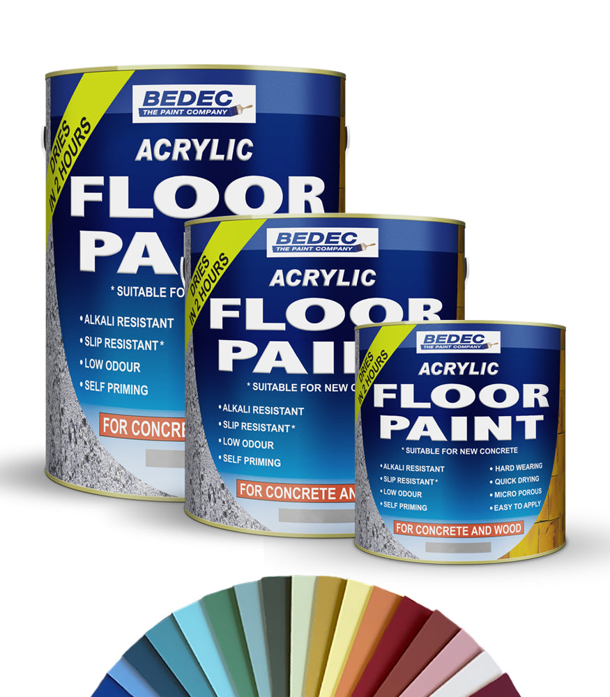 Bedec Acrylic Floor Paint - Tinted Colour Match