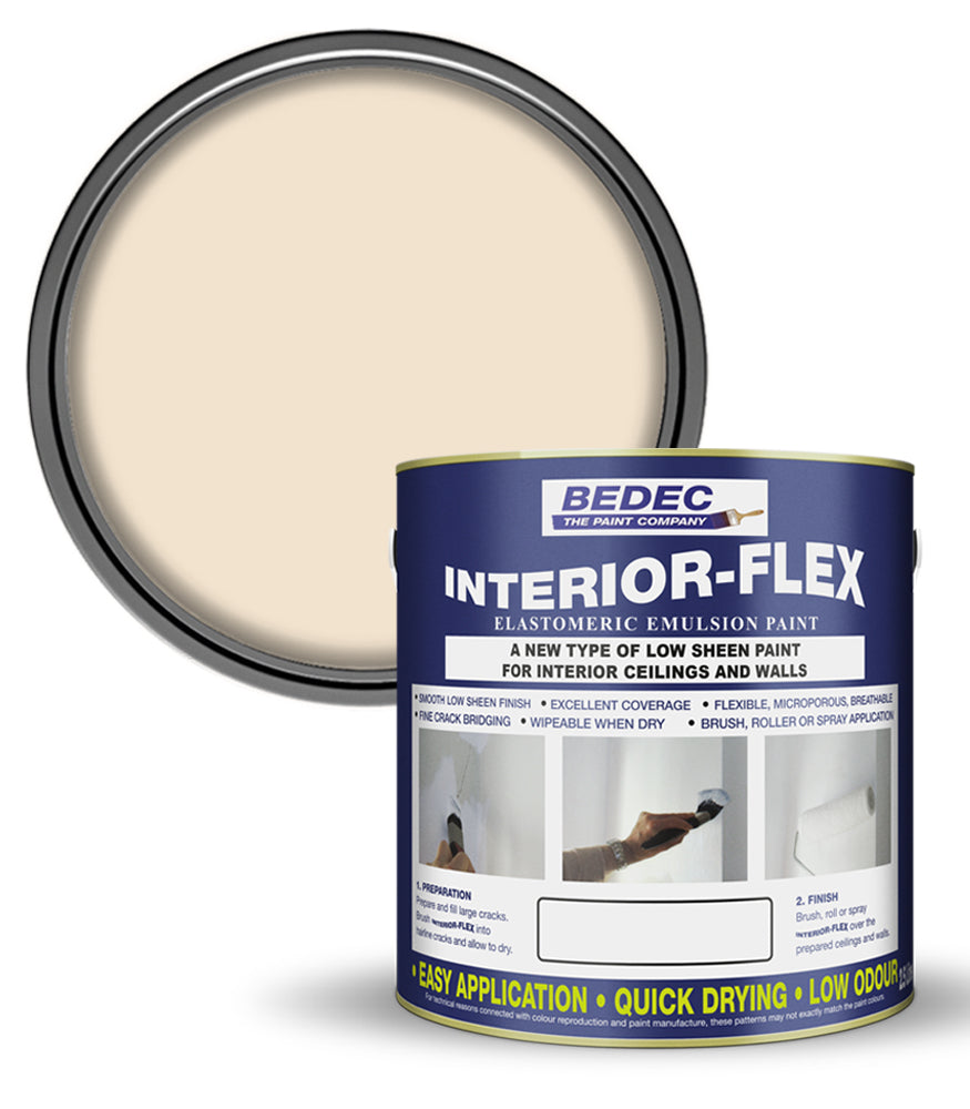 Bedec Interior Flex Matt Paint - Magnolia - 2.5L