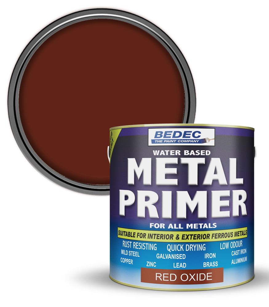 Bedec All Metals Primer - Red Oxide Paint  - 2.5 Litre