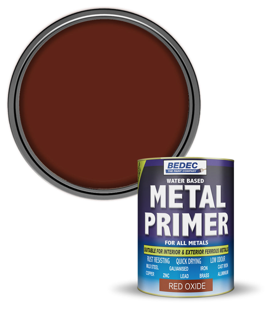 Bedec All Metals Primer - Red Oxide Paint  - 750ml