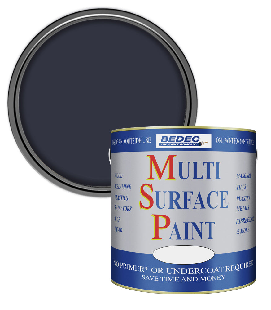 Bedec Multi Surface Paint - Gloss - Anthracite - 2.5L