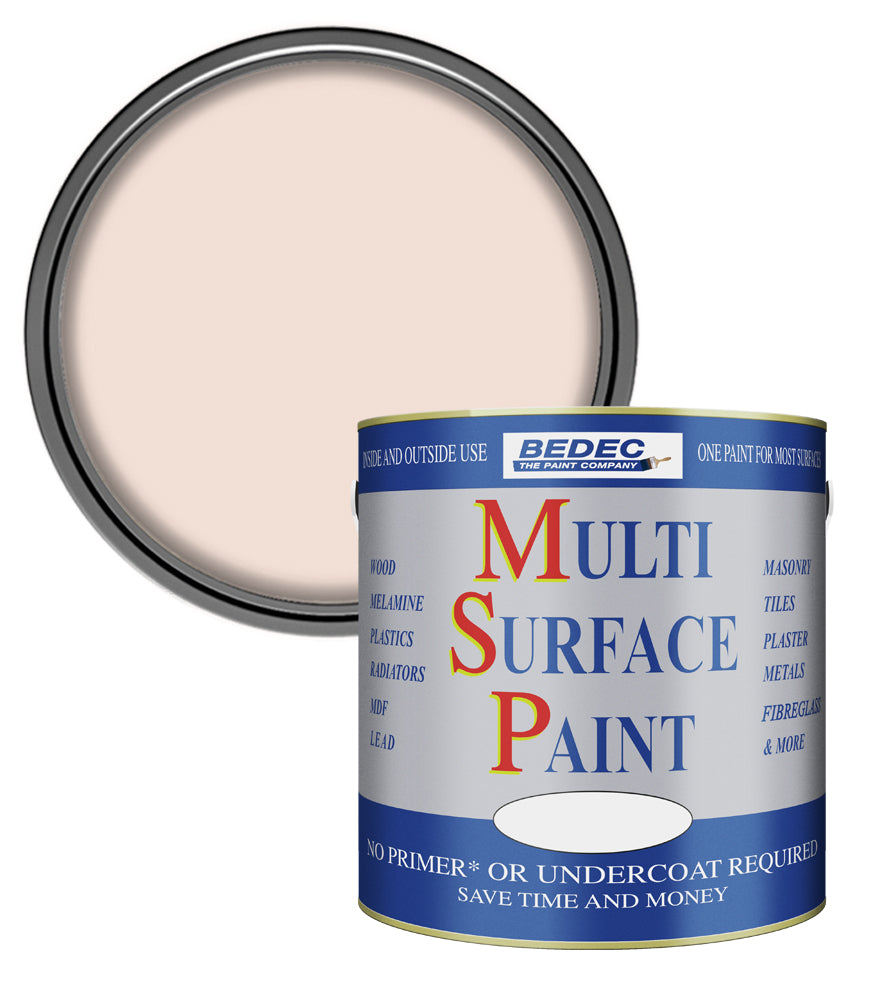 Bedec Multi Surface Paint - Gloss - Blush - 2.5L