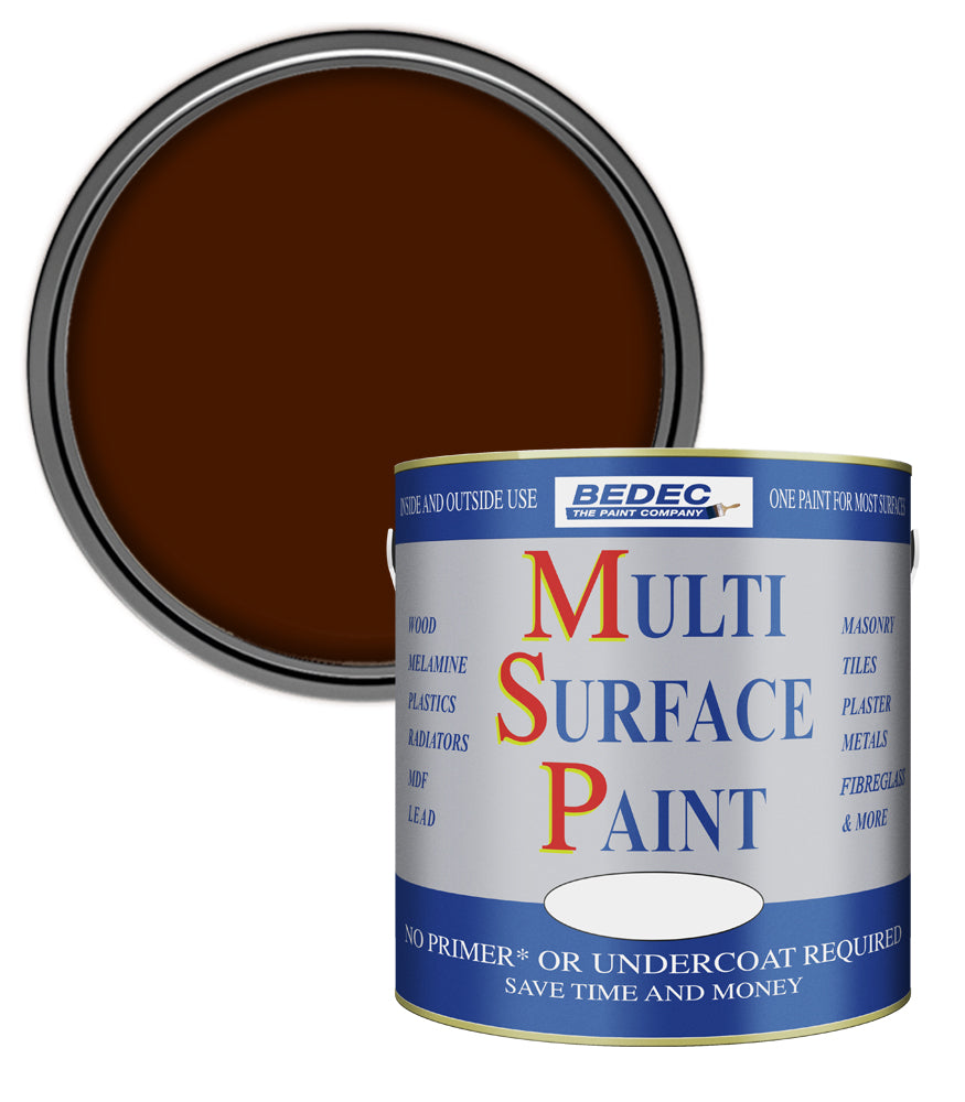 Bedec Multi Surface Paint - Gloss - Chocolate - 2.5L