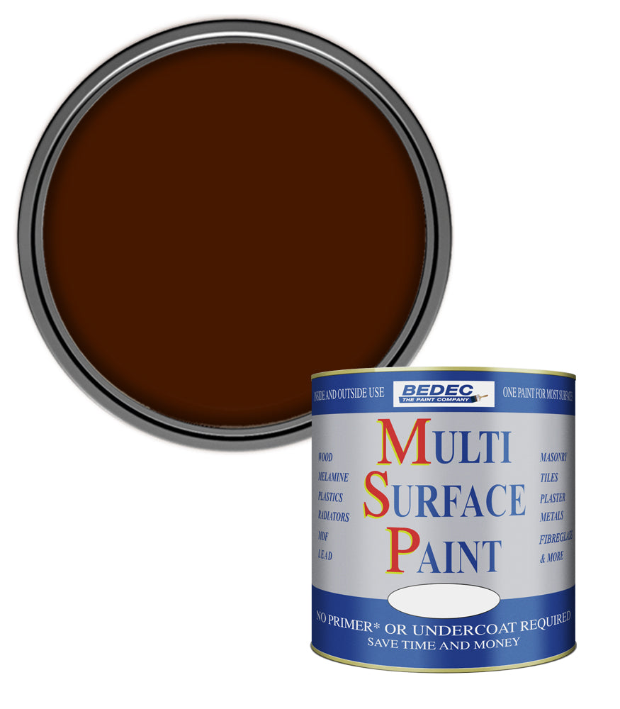Bedec Multi Surface Paint - Gloss - Chocolate - 750ml