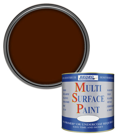 Bedec Multi Surface Paint - Gloss - Chocolate - 750ml