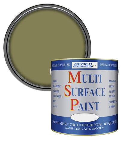Bedec Multi Surface Paint - Gloss - Ivy Green - 2.5L