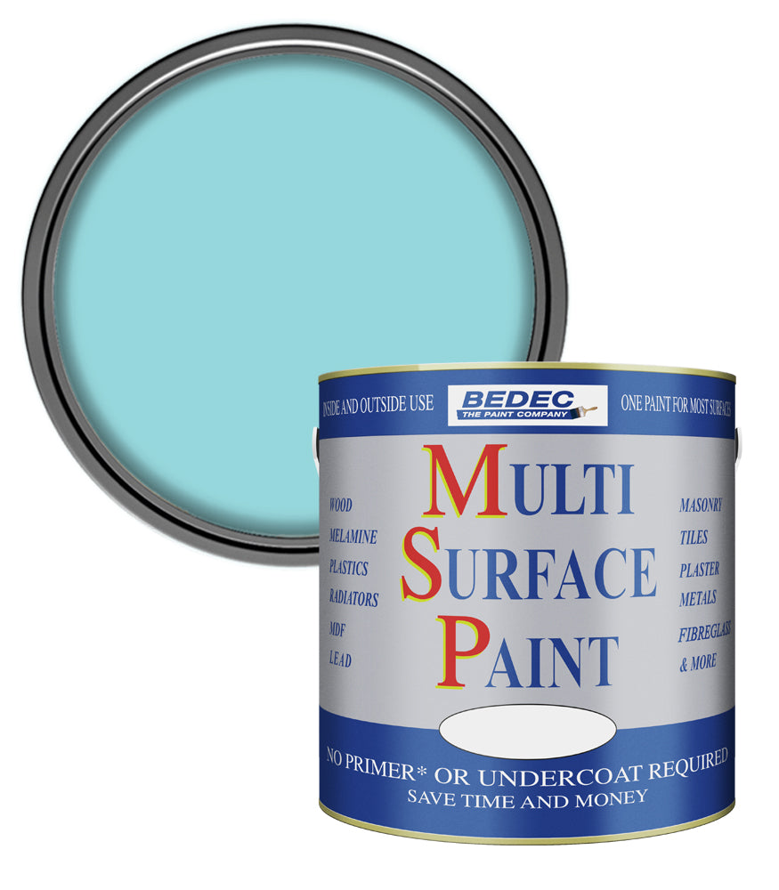 Bedec Multi Surface Paint - Gloss - Lagoon - 2.5L