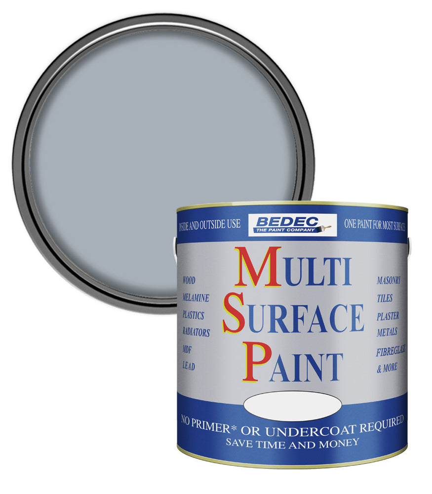 Bedec Multi Surface Paint - Gloss - Light Grey - 2.5L