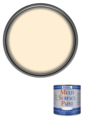 Bedec Multi Surface Paint - Gloss - Magnolia - 250ml
