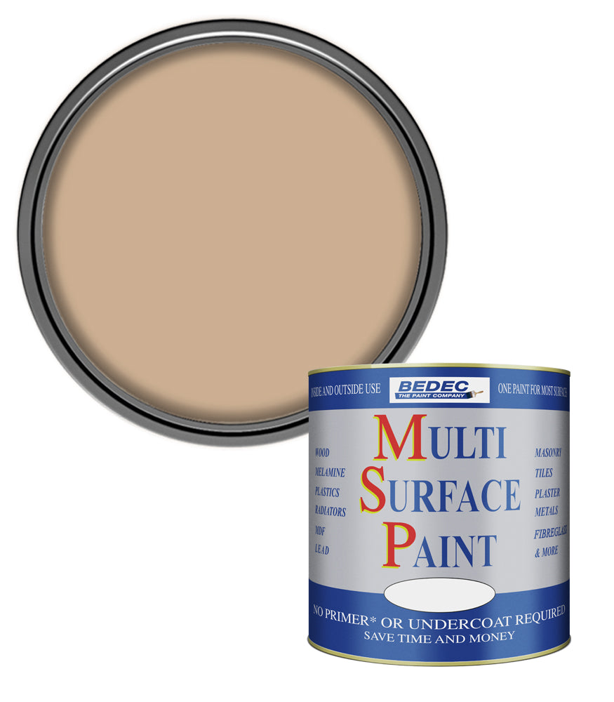 Bedec Multi Surface Paint - Gloss - Mushroom - 750ml