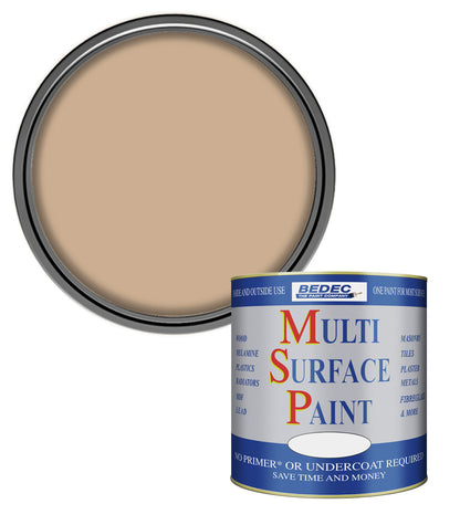 Bedec Multi Surface Paint - Gloss - Mushroom - 750ml