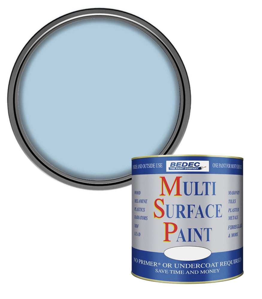 Bedec Multi Surface Paint - Gloss - Powder Blue - 750ml