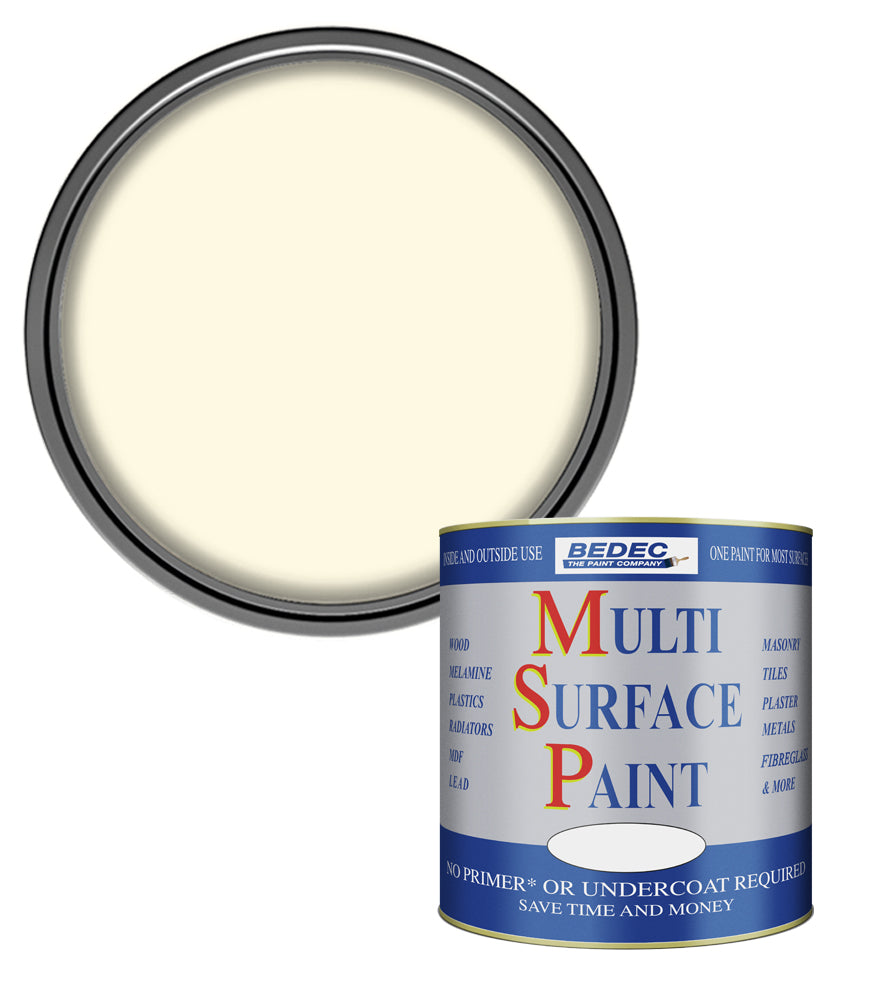 Bedec Multi Surface Paint - Gloss - Regency White - 750ml