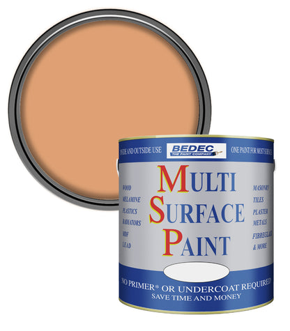 Bedec Multi Surface Paint - Gloss - Soft Clay - 2.5L