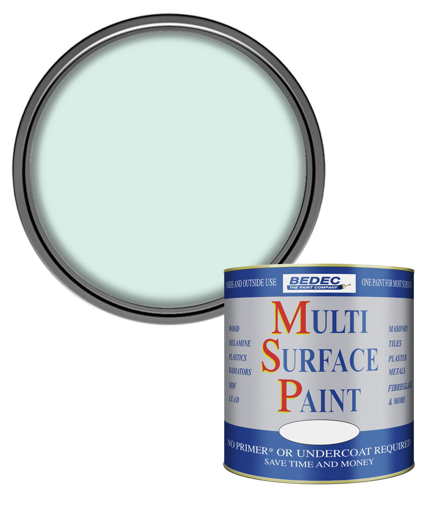 Bedec Multi Surface Paint - Gloss - Soft Mint - 750ml