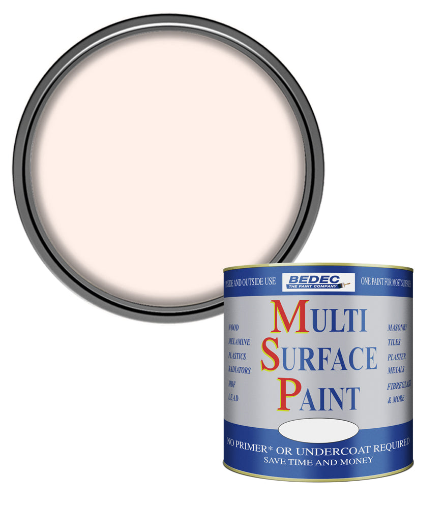 Bedec Multi Surface Paint - Gloss - Soft Pink - 750ml