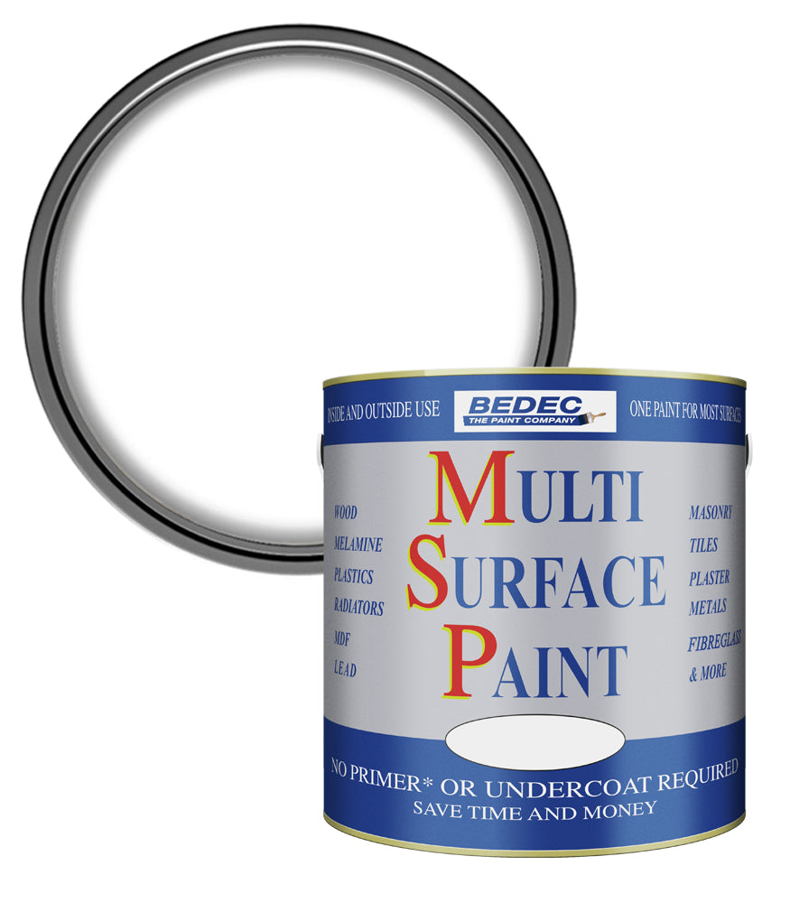 Bedec Multi Surface Paint - Gloss - Soft White - 2.5L