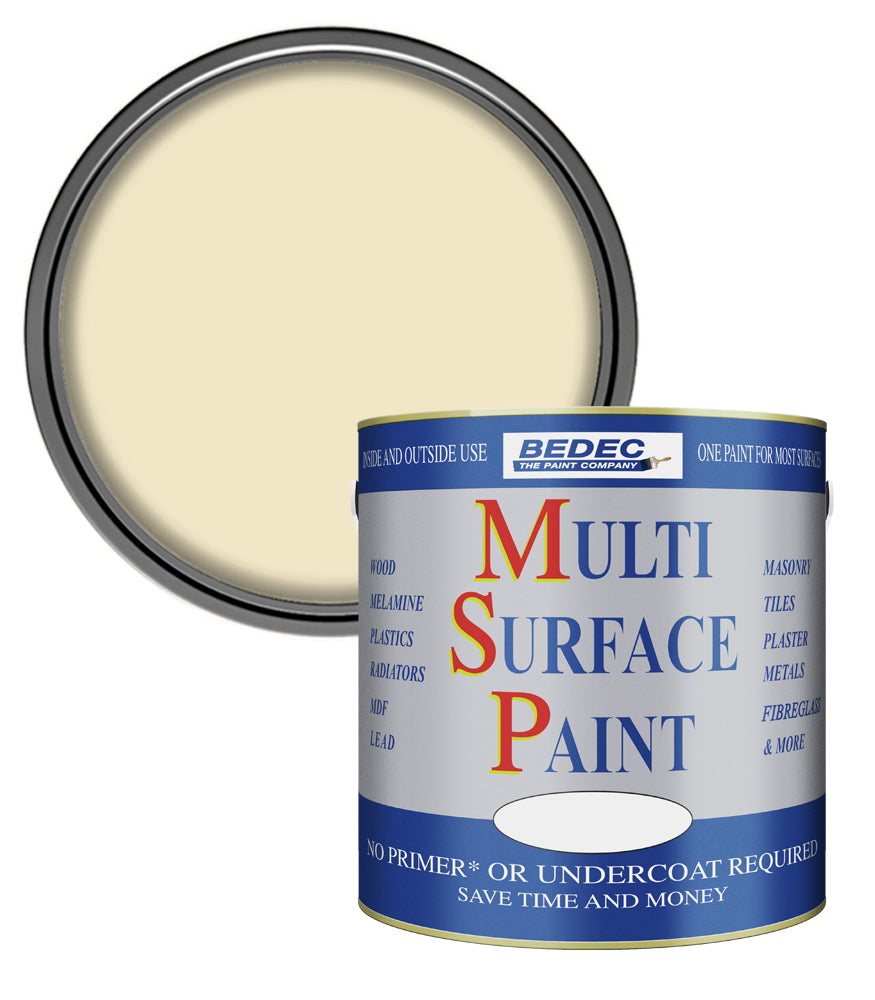 Bedec Multi Surface Paint - Gloss - Stone - 2.5L