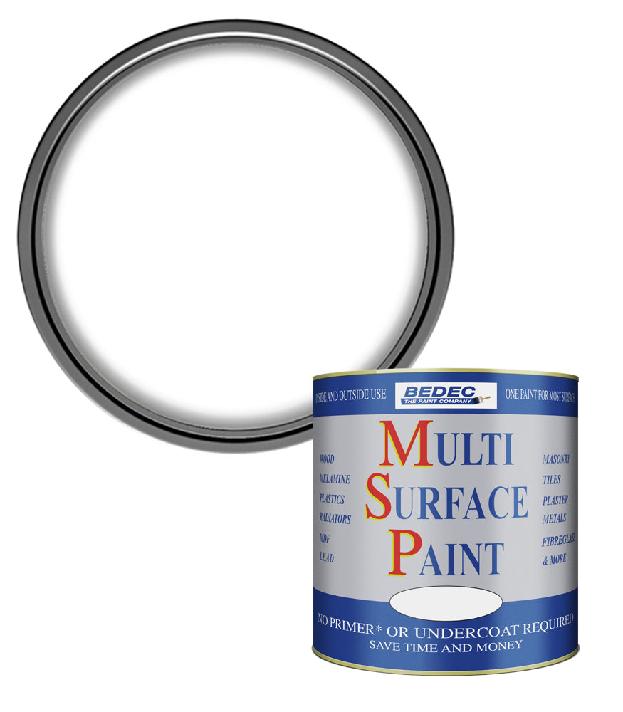 Bedec Multi Surface Paint - Gloss - Soft White - 750ml