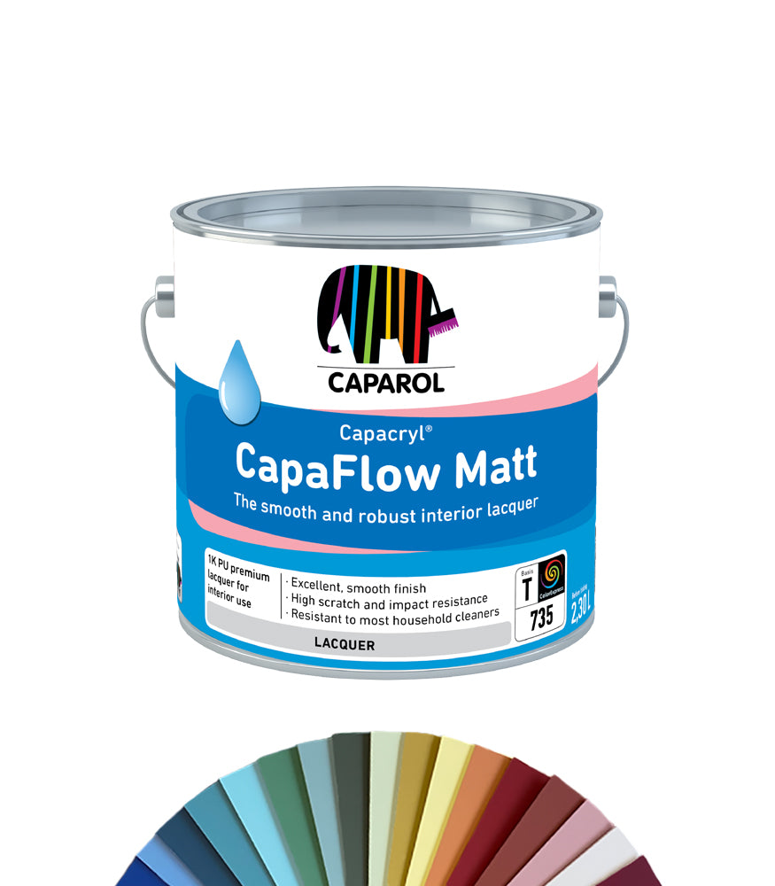 Caparol Capacryl Capaflow Enamel Paint Matt - 2.4L - Tinted Colour Match