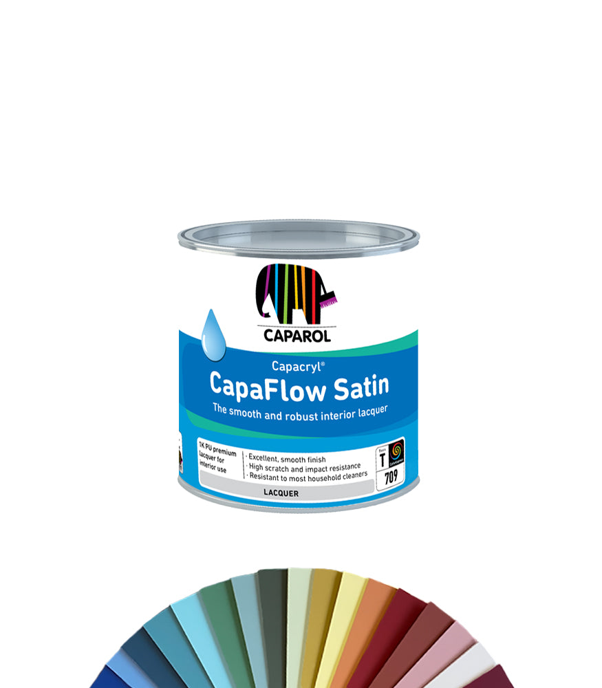 Caparol Capacryl Capaflow Enamel Paint Satin - 735ml - Tinted Colour Match