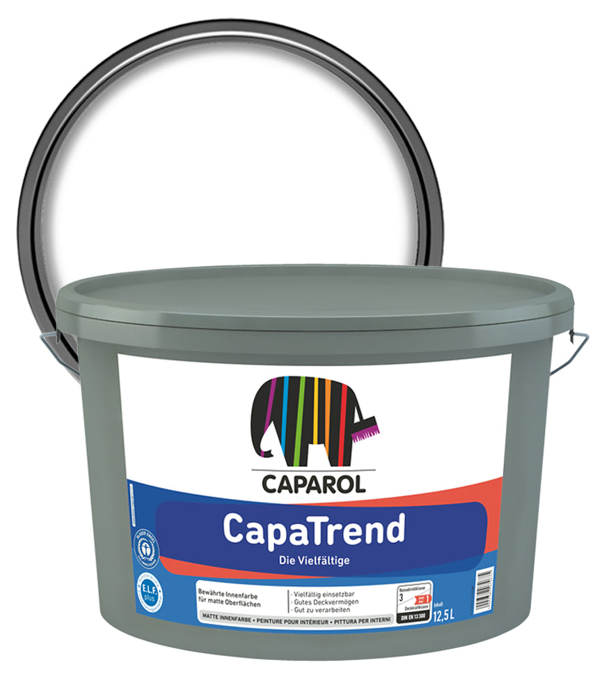 Caparol CapaTrend Interior Paint - White - 12.5 Litres