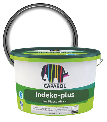 Caparol Indeko-plus Interior Matt Paint - White - 12.5 Litres