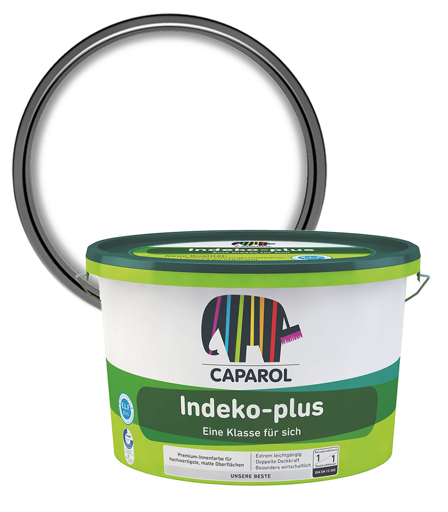 Caparol Indeko-plus Interior Matt Paint - White - 5 Litres