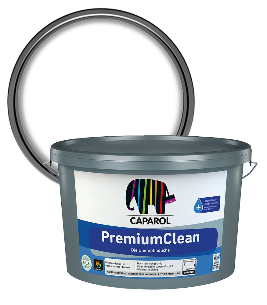 Caparol PremiumClean Interior Matt Paint - White - 5 Litre
