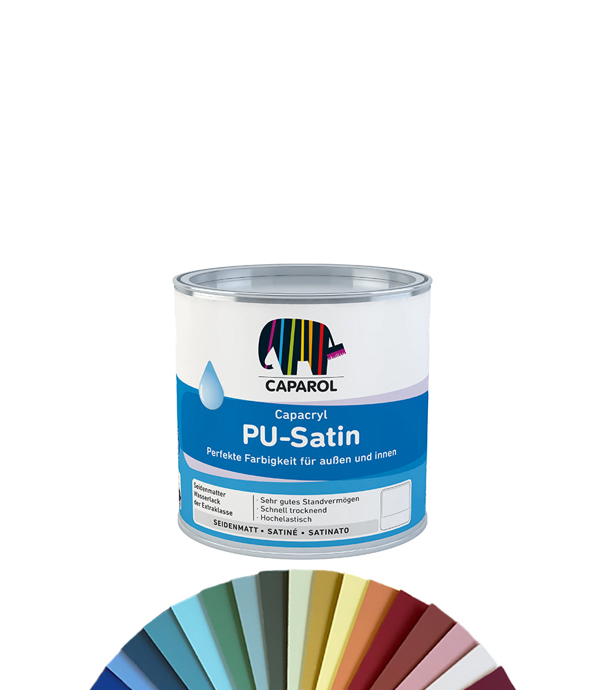 Caparol Capacryl PU Satin - 750ml - Tinted Colour Match