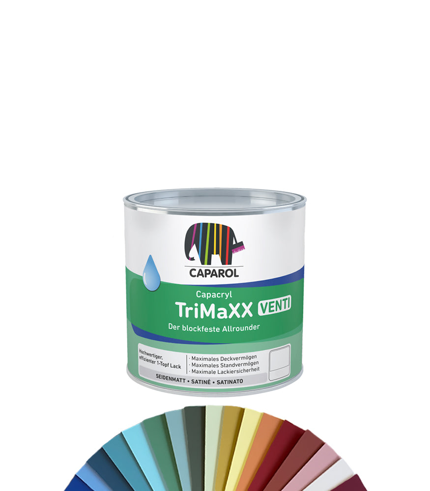 Caparol Capacryl TriMaXX Venti Waterbased Satin - 750ml - Tinted Colour Match