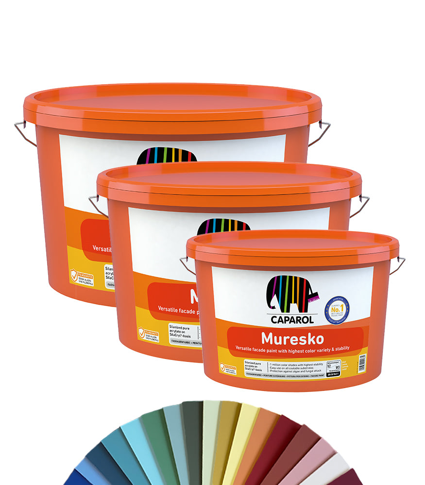 Caparol Muresko Exterior Masonry Matt Paint - Tinted Colour Match