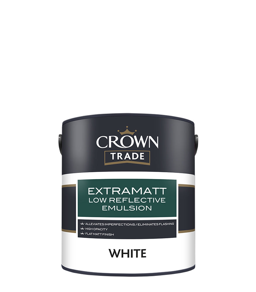 Crown Trade Extramatt Low Reflective Emulsion - 2.5 Litre