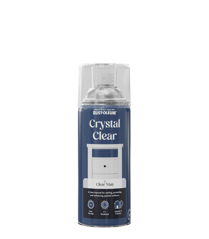 Rust-Oleum Crystal Clear Protective Coat Aerosol -  400ml - Matt