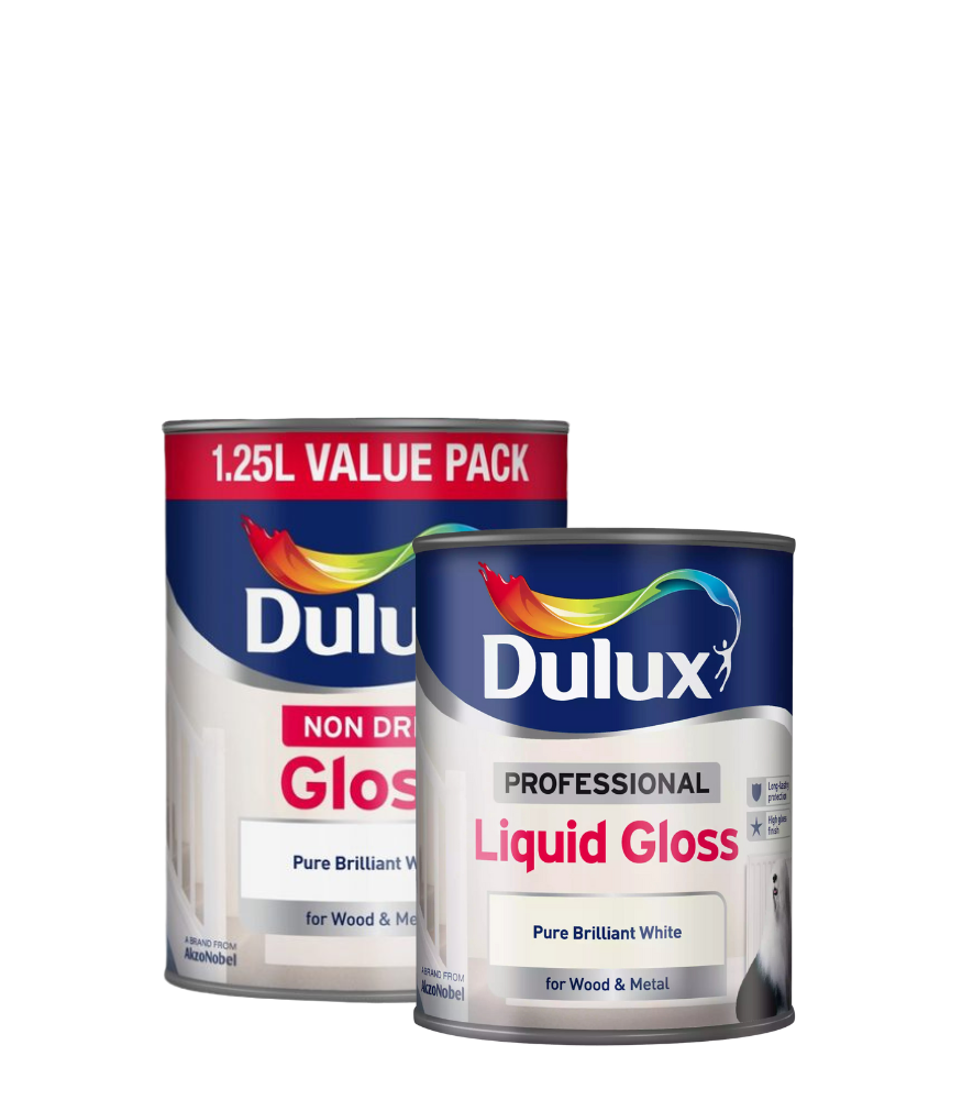 Dulux Professional Liquid Gloss Paint- Pure Brilliant White
